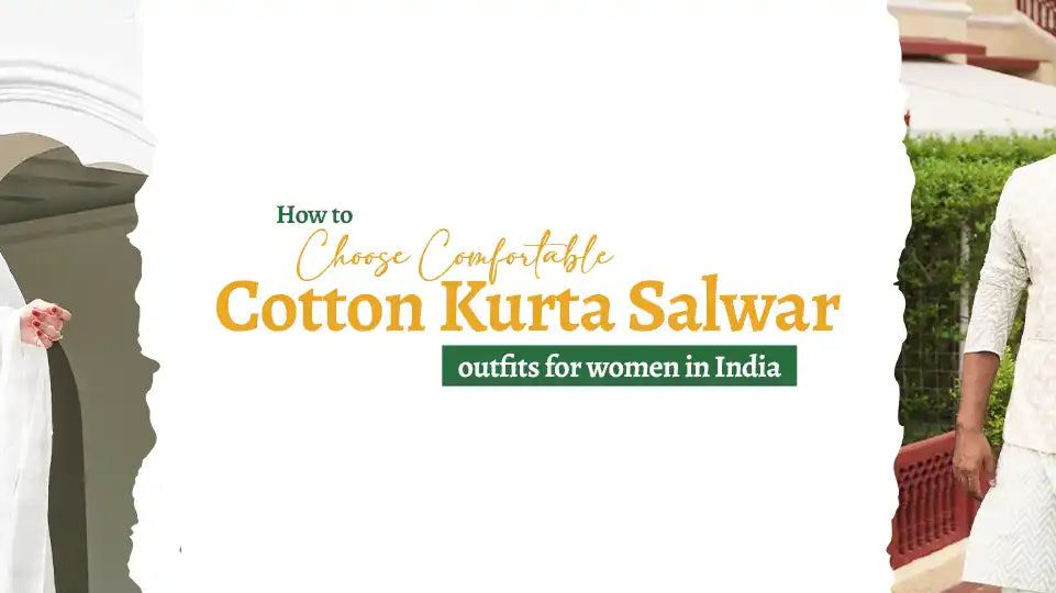 Women wearing Cotton Kurta Salwar for Women in India showcasing breathable and stylish traditional outfits