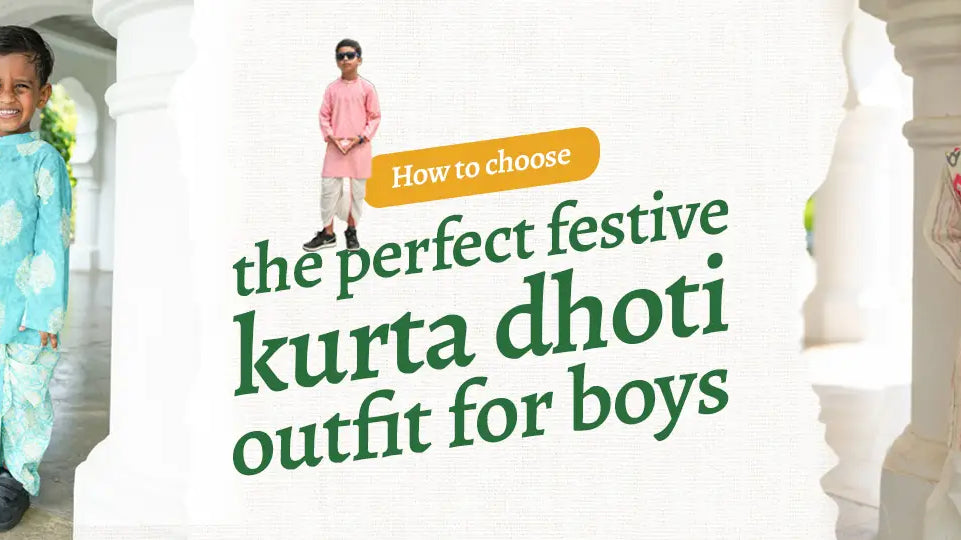 Stylish ethnic Best Kurta Dhoti Set for Boys in India designed for festivals, weddings, and traditional celebrations