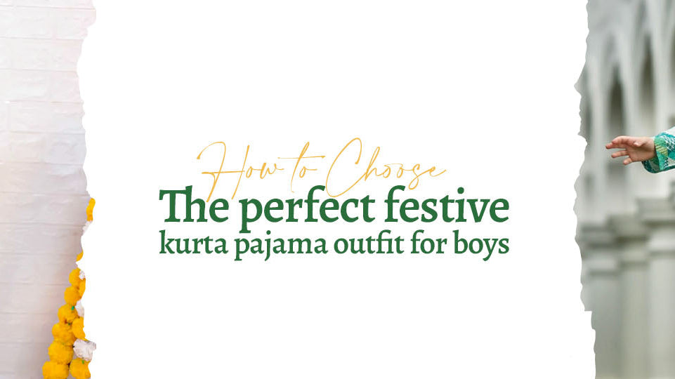 Young boys wearing stylish festive kurta pajama outfits with traditional prints from Nimbu Kids, showcasing the Best Kurta Pajama Set for Boys in India for ethnic occasions