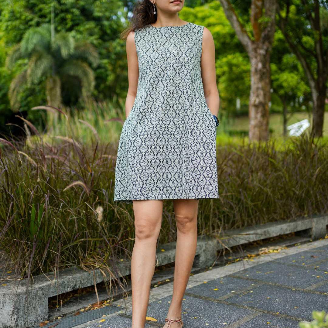 Isla Black Women's A-Line Dress
