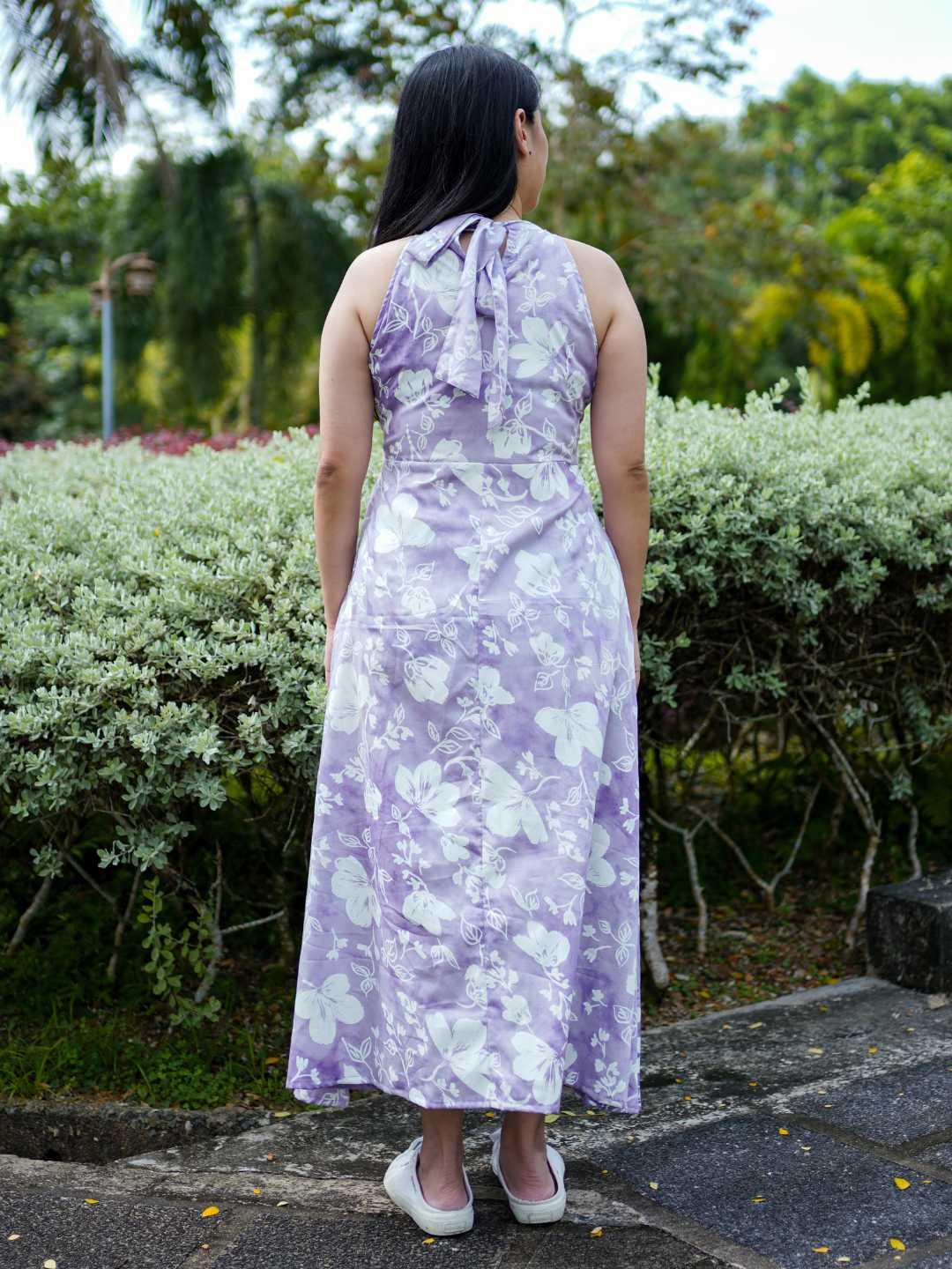 Eden Purple Women's Long Halter