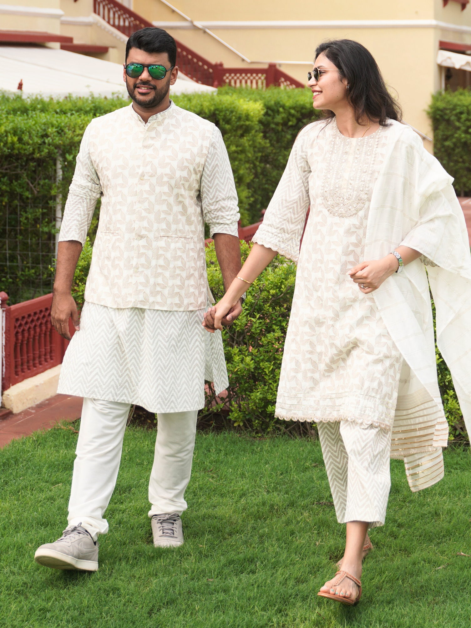 kurta pajama jacket set and kurta salwar, perfect for couple, matching family set, 100% cotton, for festive and any occassion