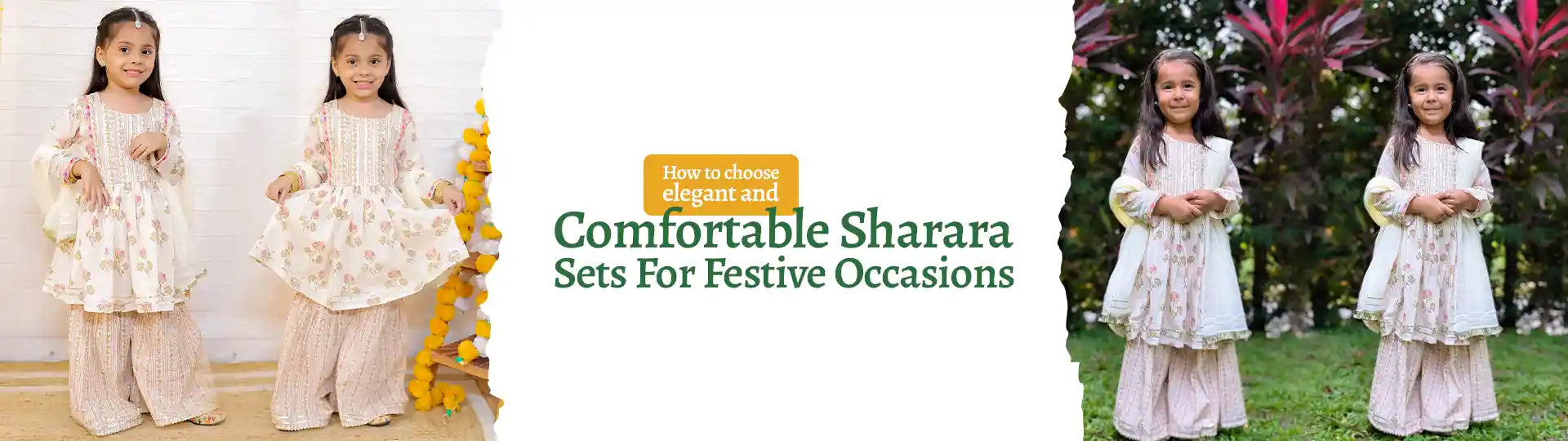 How to choose elegant and comfortable sharara sets for festive occasions