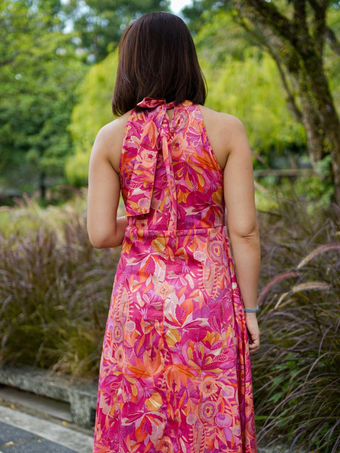 Eden Hot Pink Women's Long Halter