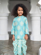 Mira Blue Boys Kurta Dhoti