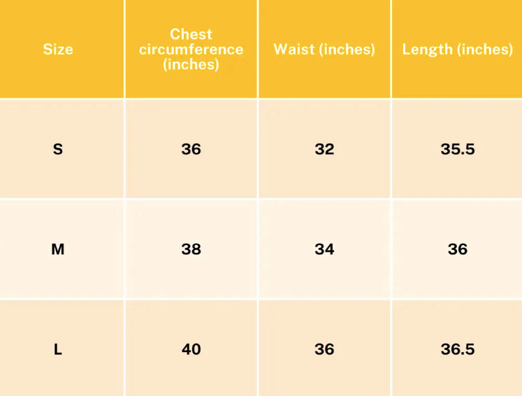 Size guide for Eden Skyfall Women's Short Halter in Midnight Blue in Muslin Cotton
